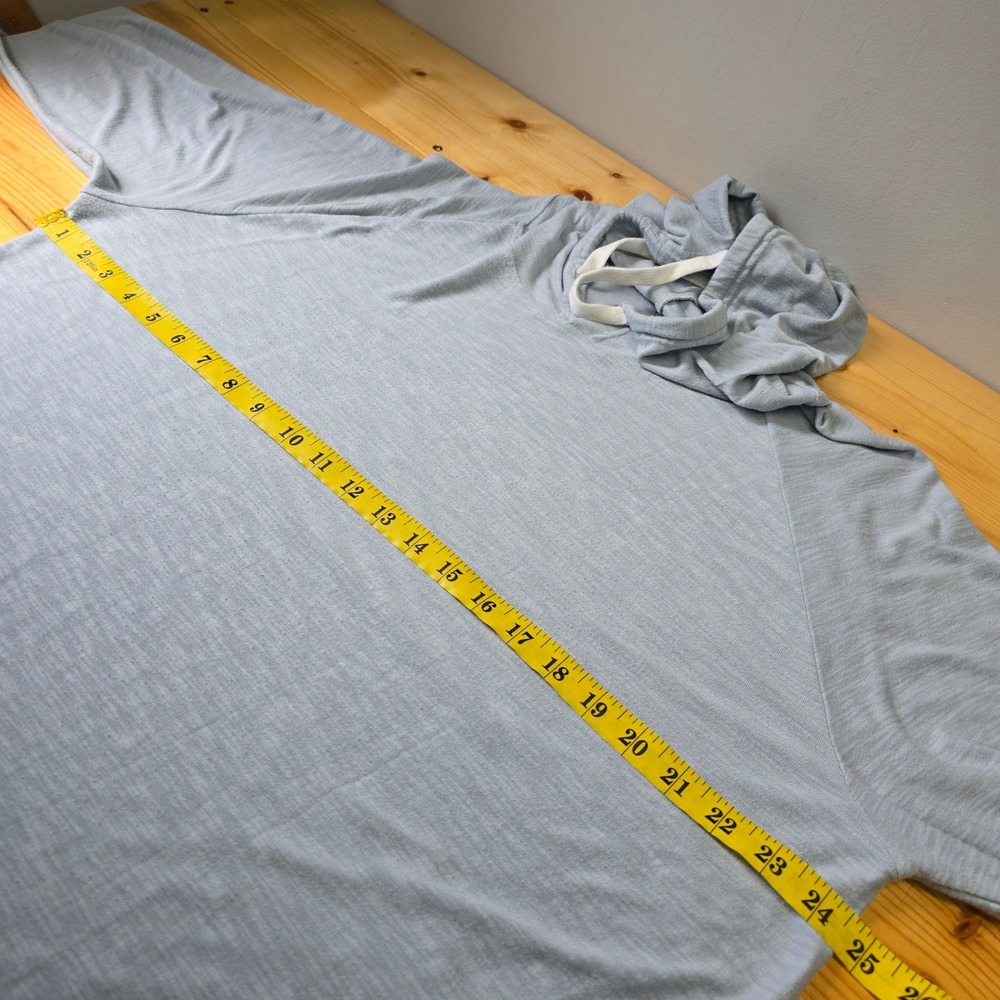 Free Fly Bamboo Hoodie Mens 2XL Light Blue Lightweight Breathable Coastal - Picture 9 of 13
